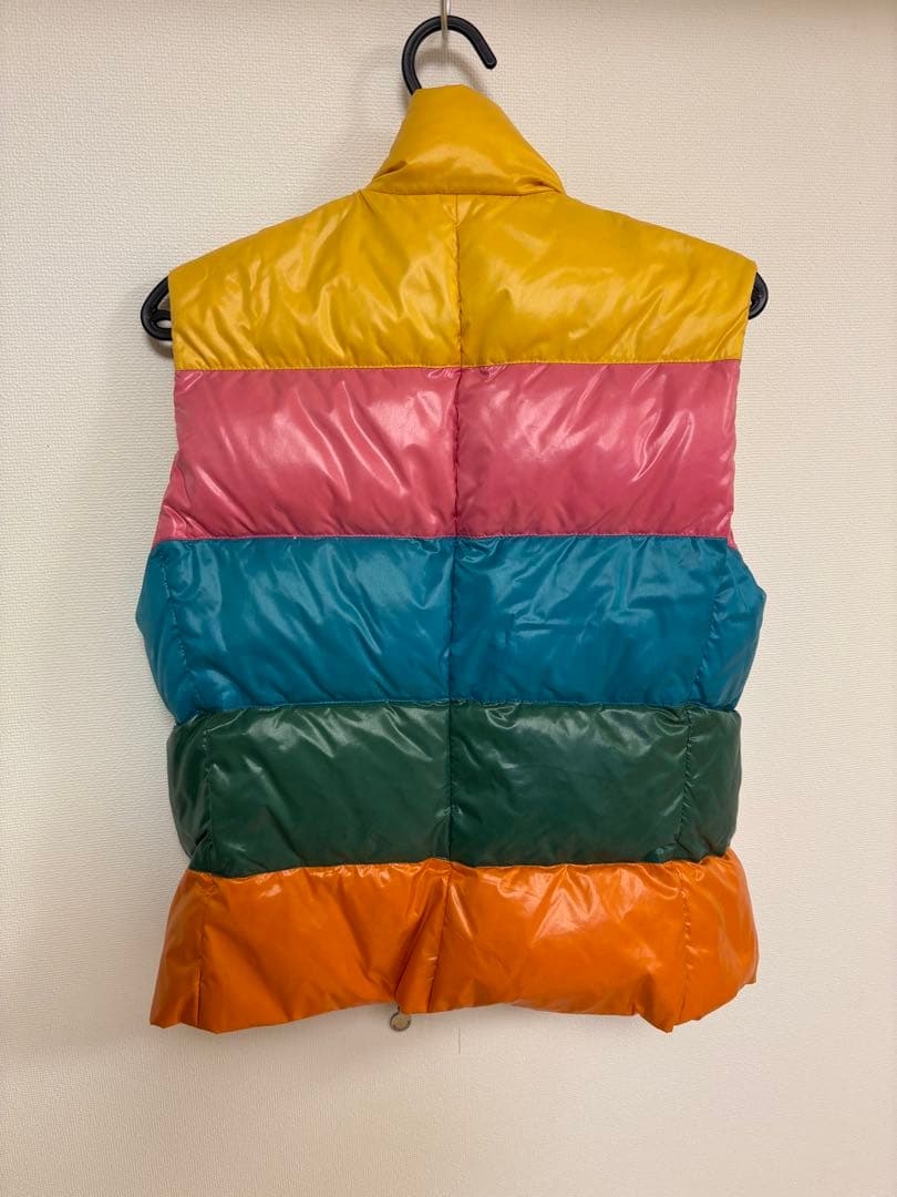 最終値下げ❗️モンクレール　マルチカラー ダウンベスト size 1 美品