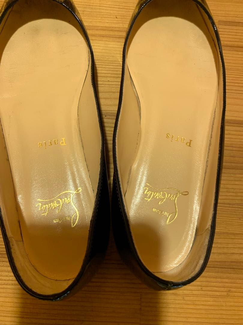 M*』様 ルブタン フラットシューズ　レオパード　パンプス　37