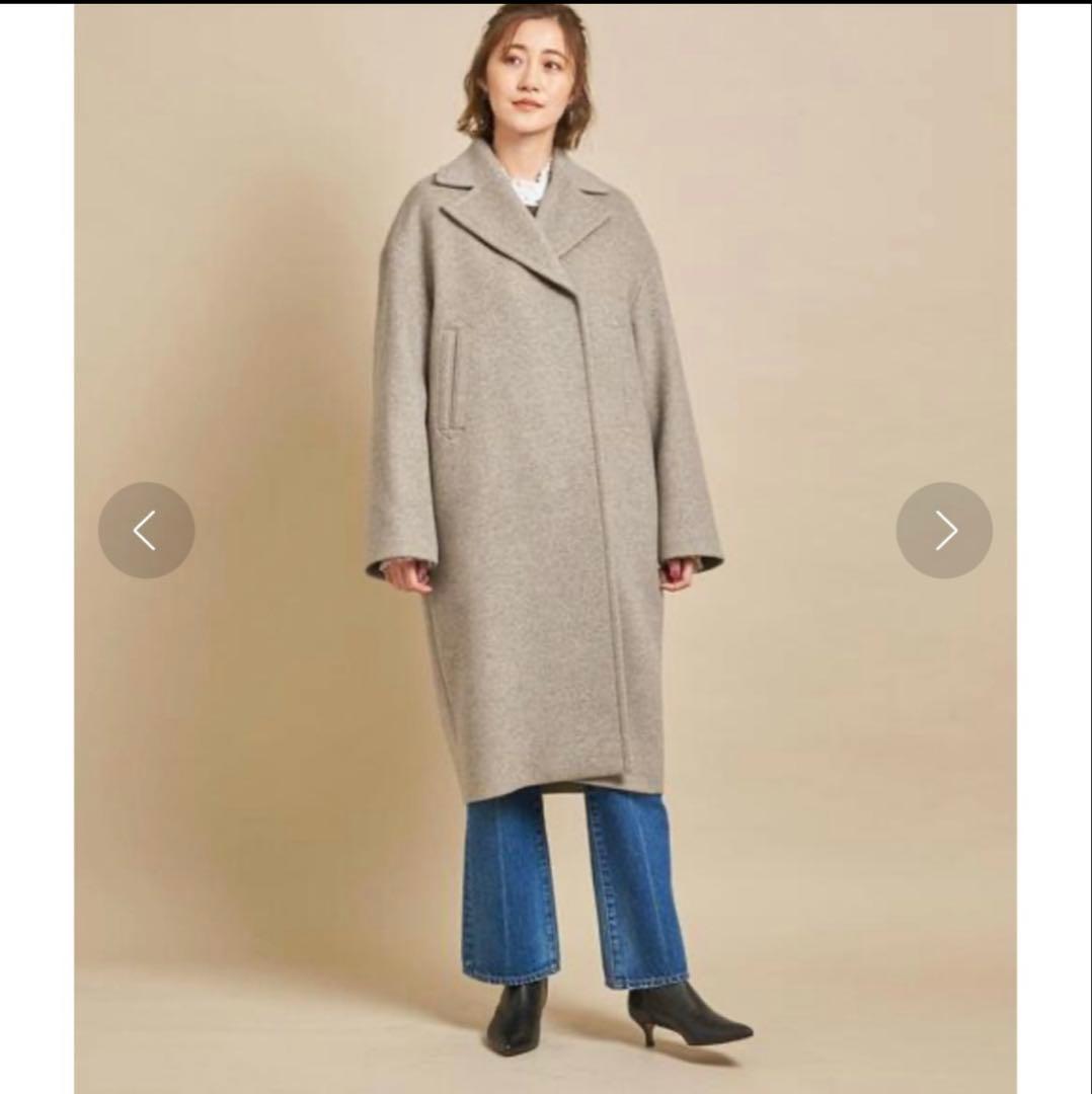 BEAUTY&YOUTH MANTECOメルトンメランジミドル丈コート Sサイズ