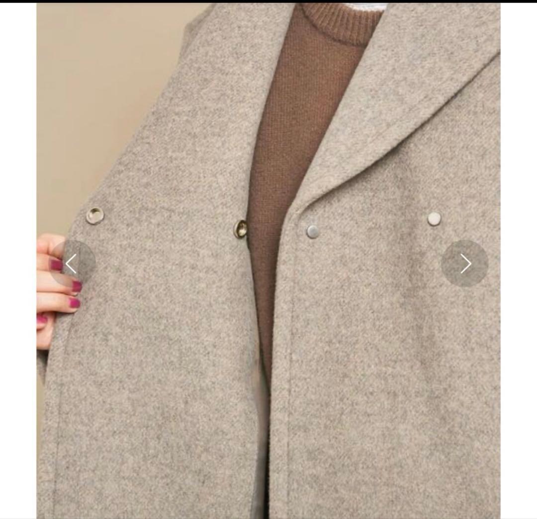 BEAUTY&YOUTH MANTECOメルトンメランジミドル丈コート Sサイズ