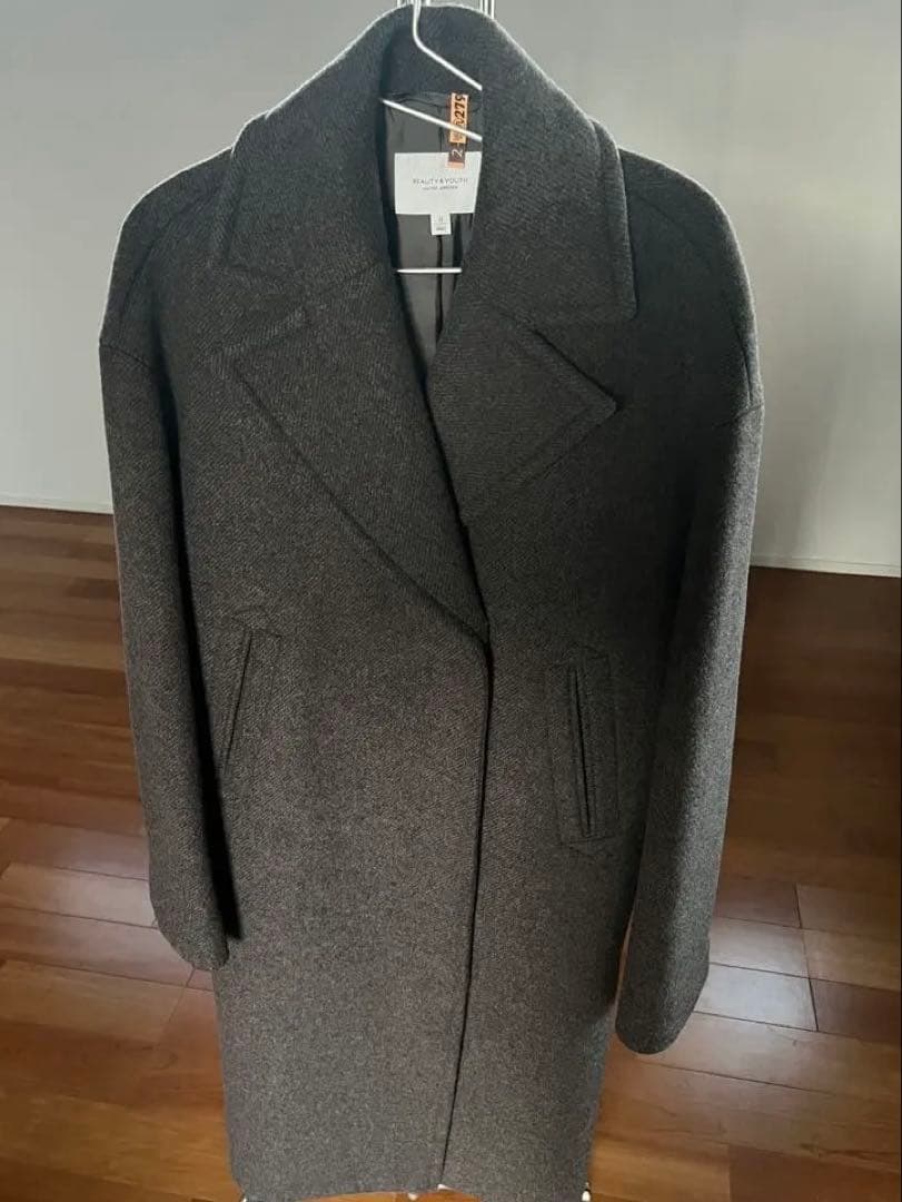 BEAUTY&YOUTH MANTECOメルトンメランジミドル丈コート Sサイズ