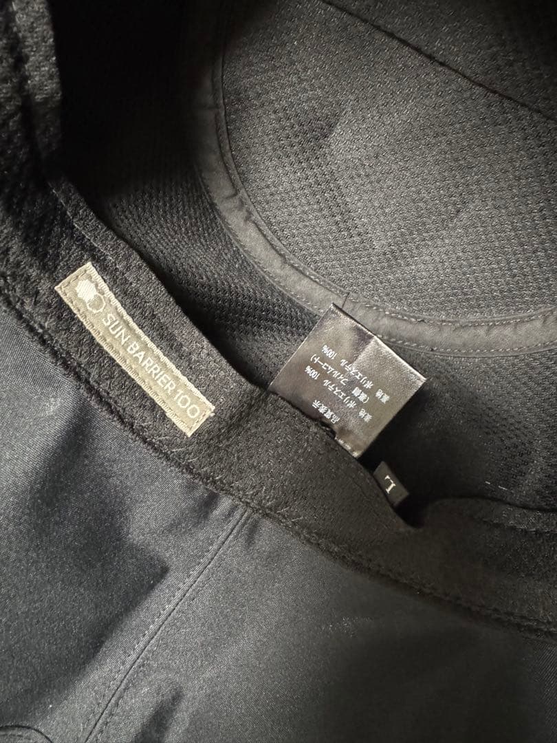 【完売品】サンバリア100 トラベルハット　黒／ブラック　L 完全遮光