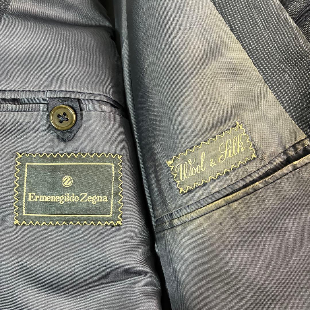 エルメネジルドゼニア ダブルスーツ ブラック系 シャドーストライプ 菅田将暉