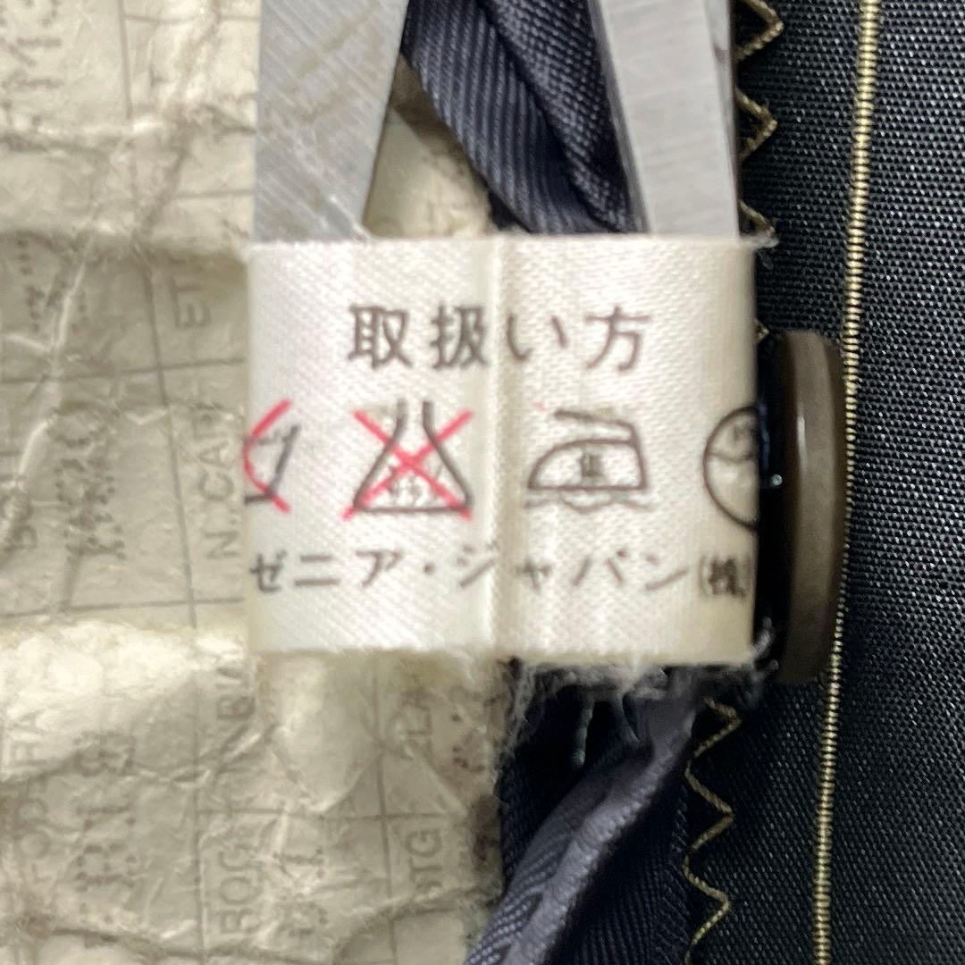 エルメネジルドゼニア ダブルスーツ ブラック系 シャドーストライプ 菅田将暉