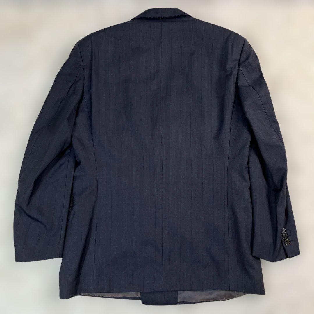 エルメネジルドゼニア ダブルスーツ ブラック系 シャドーストライプ 菅田将暉