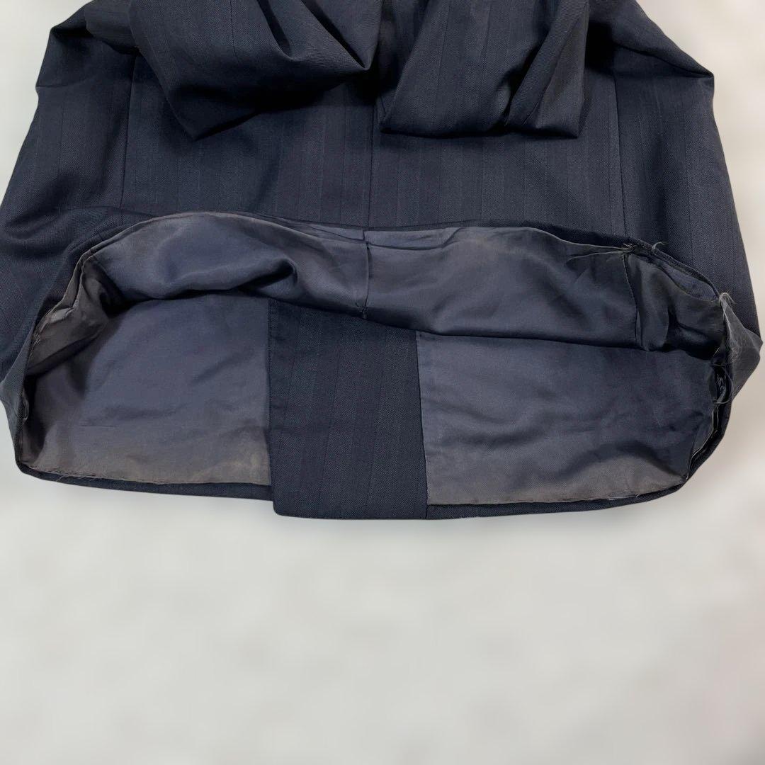 エルメネジルドゼニア ダブルスーツ ブラック系 シャドーストライプ 菅田将暉