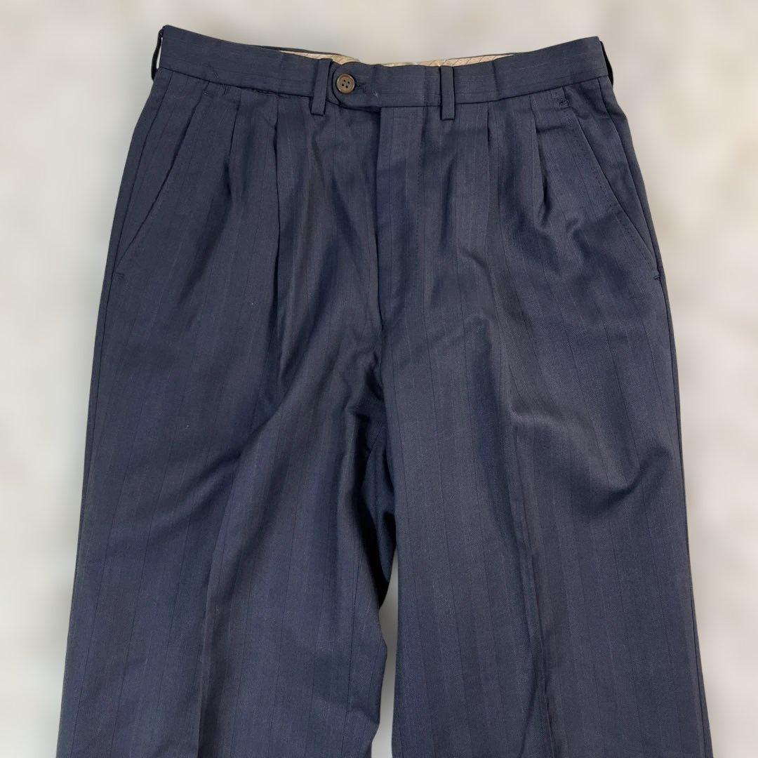 エルメネジルドゼニア ダブルスーツ ブラック系 シャドーストライプ 菅田将暉