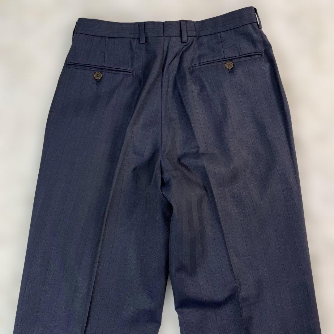 エルメネジルドゼニア ダブルスーツ ブラック系 シャドーストライプ 菅田将暉