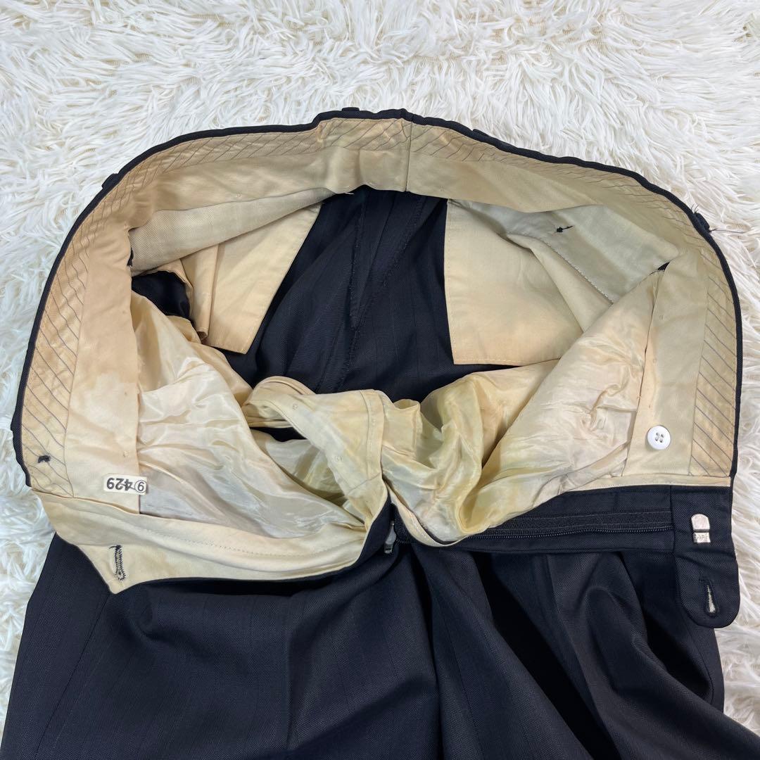 エルメネジルドゼニア ダブルスーツ ブラック系 シャドーストライプ 菅田将暉