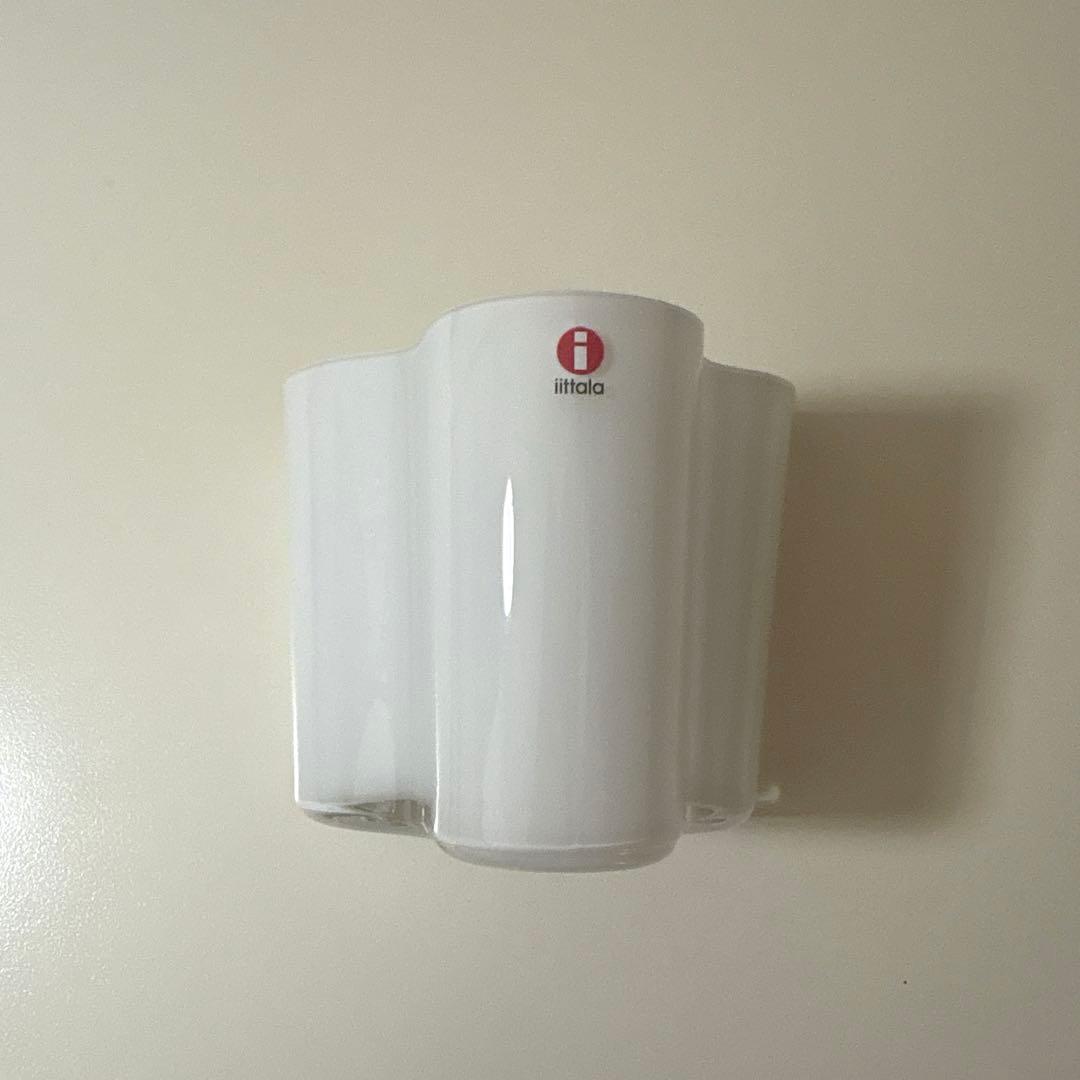 まもなく終了 イッタラ アアルトベース95mm ホワイト