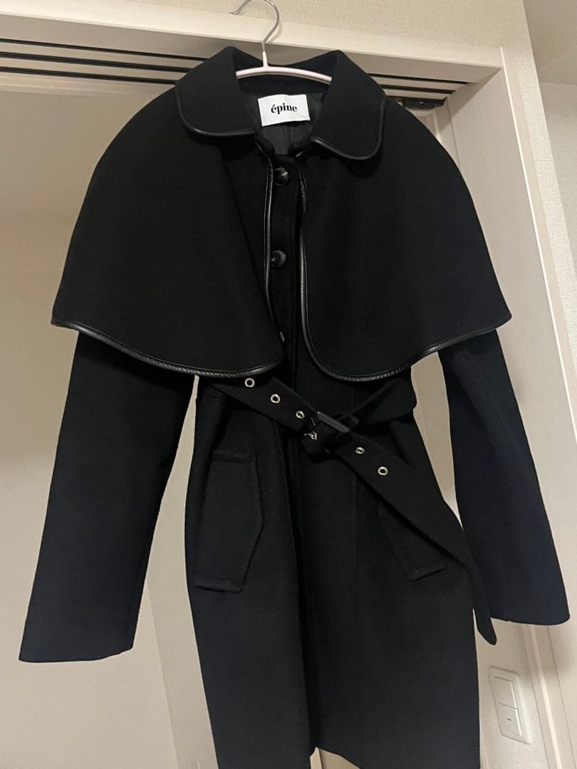 epine ケープコート 黒