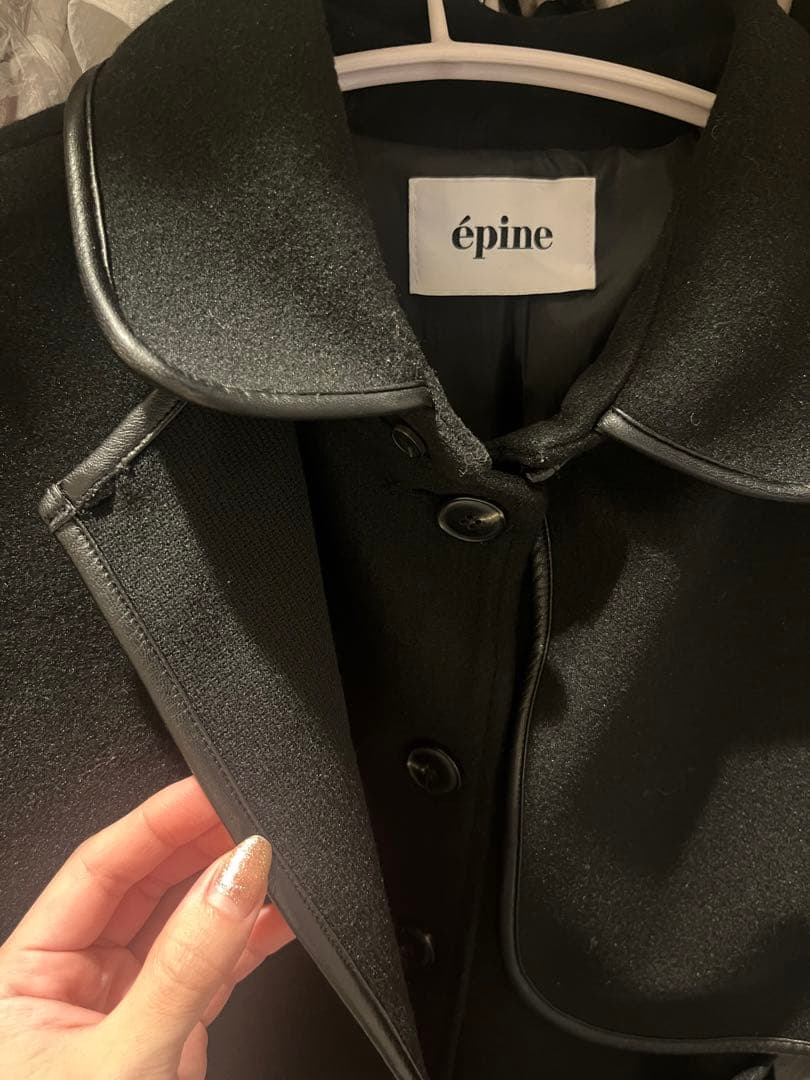 epine ケープコート 黒