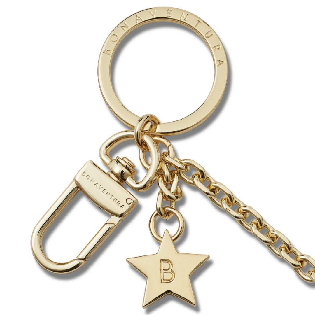 BONAVENTURA ボナベンチュラ スターチェーン キーホルダー　ネイビー
