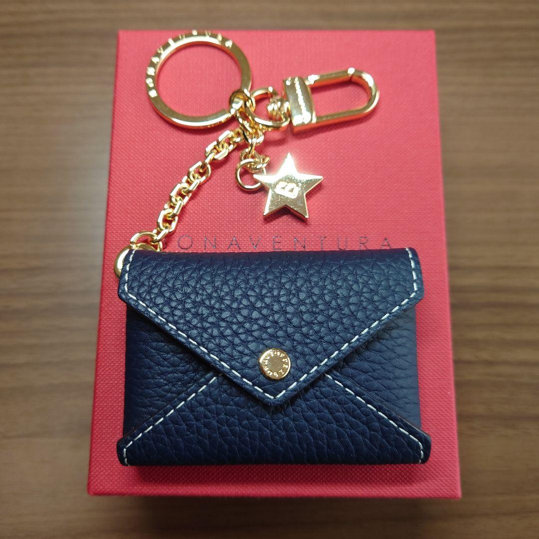 BONAVENTURA ボナベンチュラ スターチェーン キーホルダー　ネイビー