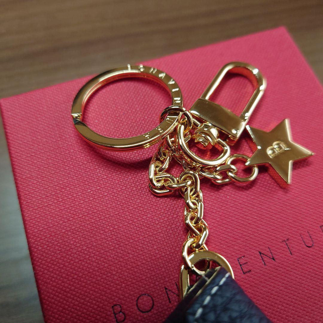 BONAVENTURA ボナベンチュラ スターチェーン キーホルダー　ネイビー