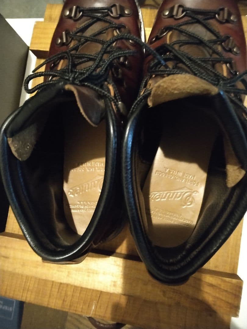 Danner ハイカットブーツ ダークブラウン 木箱付きコードバン