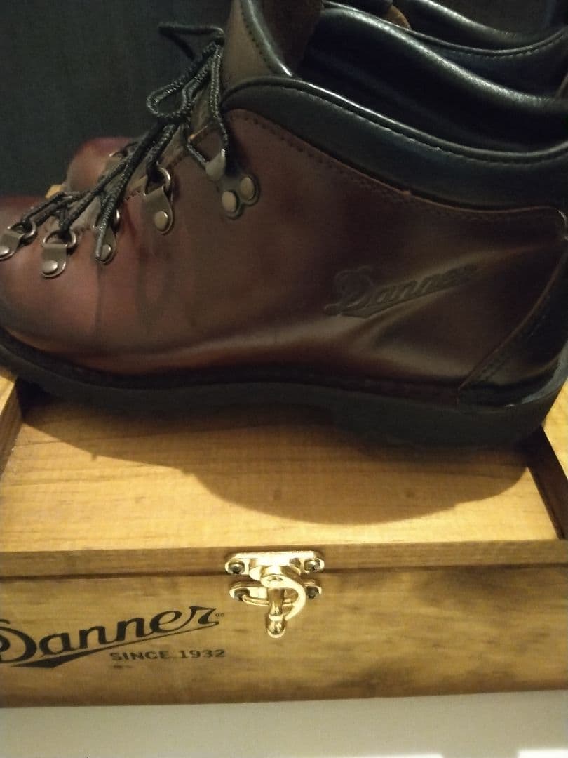 Danner ハイカットブーツ ダークブラウン 木箱付きコードバン