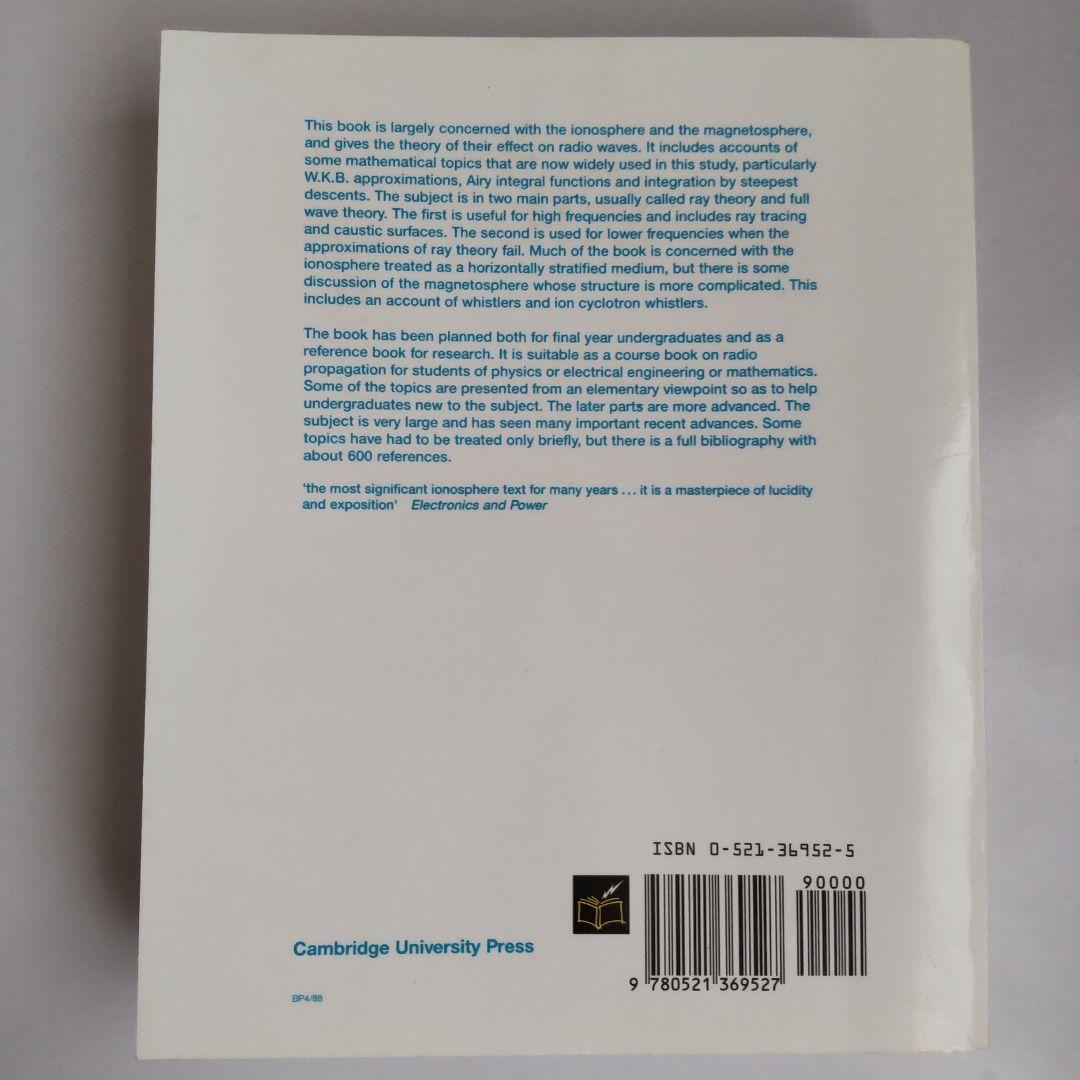 洋書 The Propagation of Radio Waves