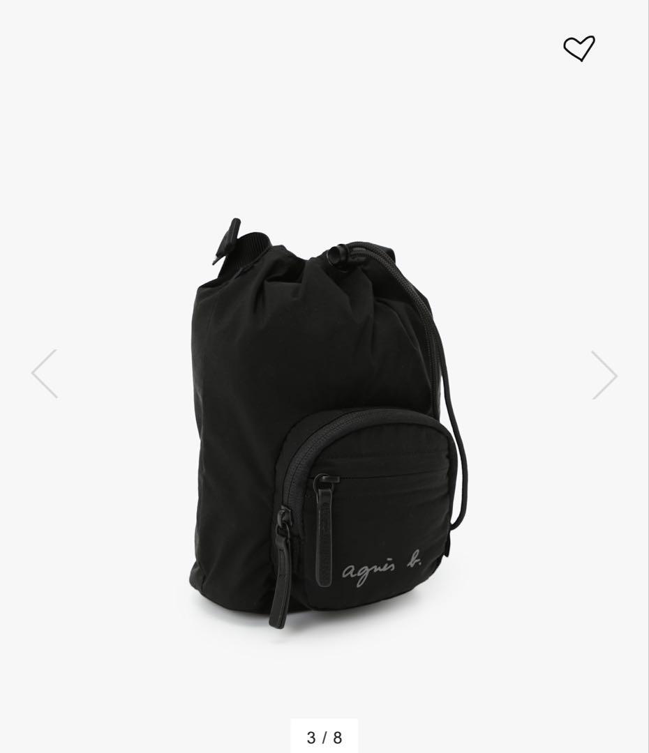 アニエス・ベー　ブラック ショルダーバッグ