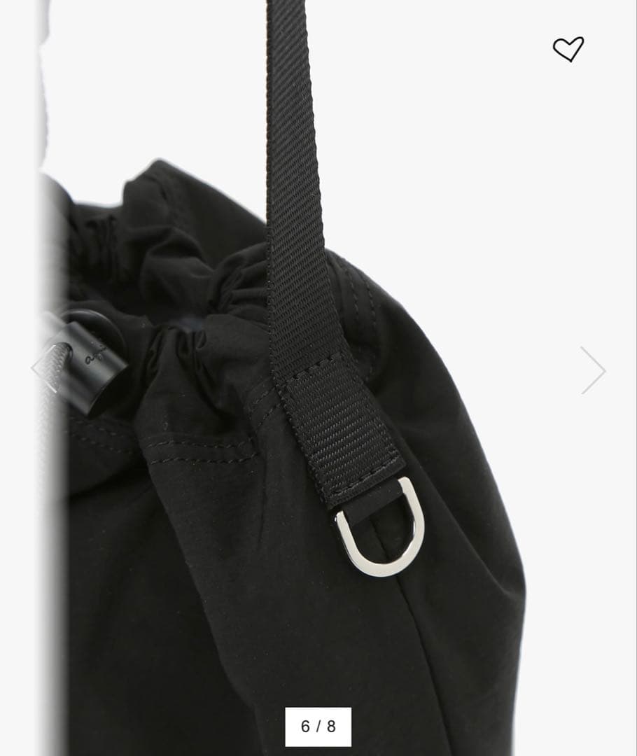 アニエス・ベー　ブラック ショルダーバッグ