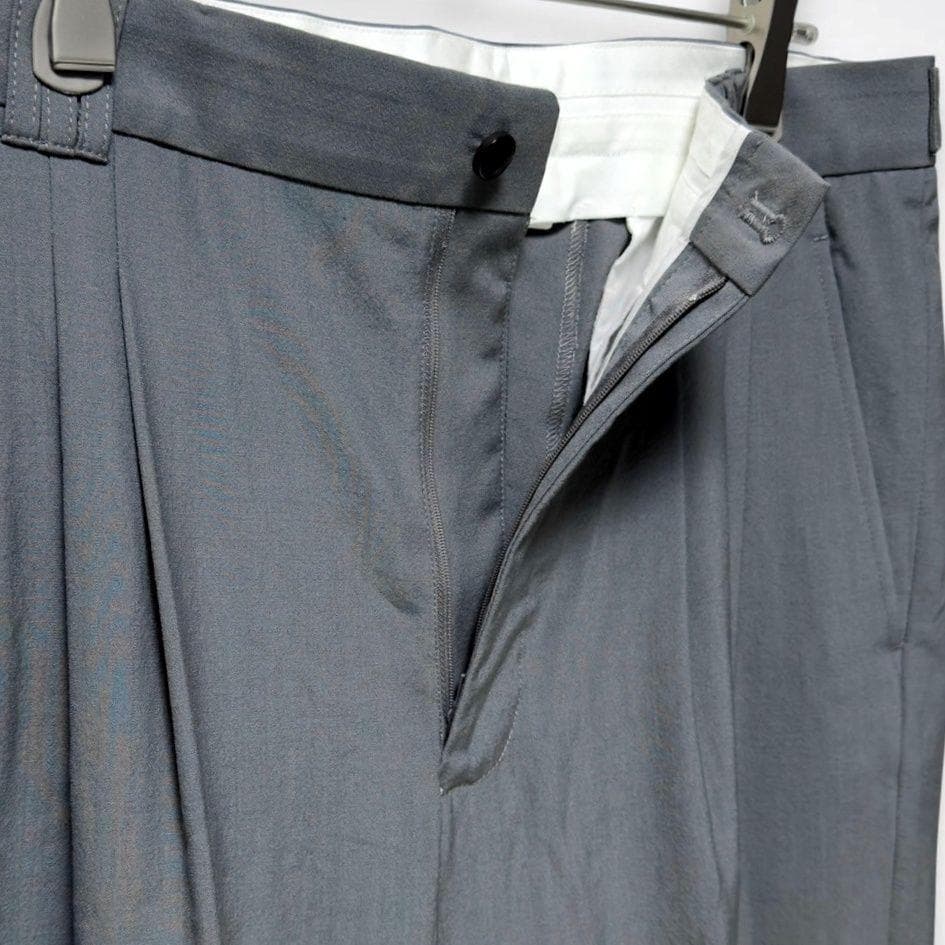 パンツ YOKE 25SS WOOL TROPICAL WIDE TROUSERS