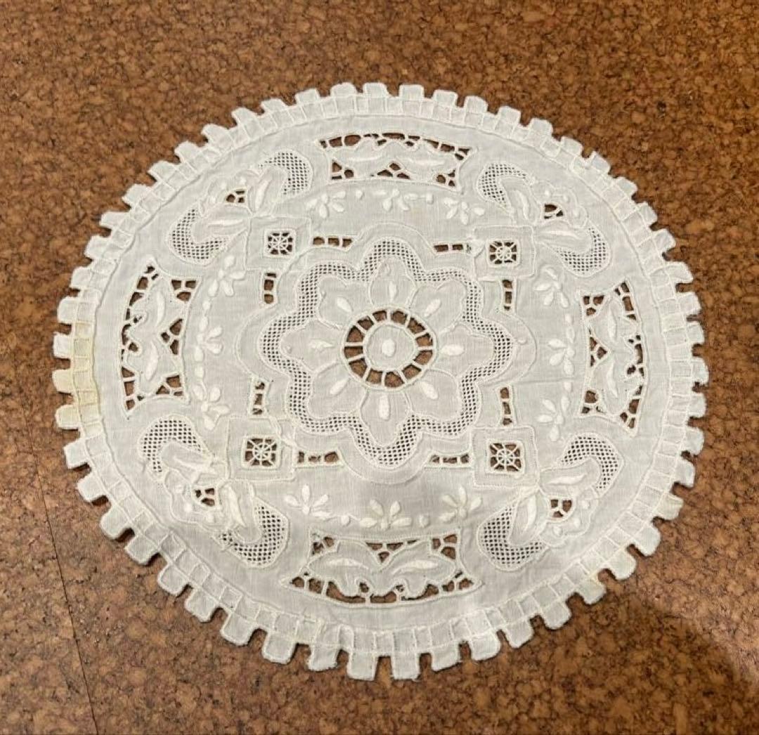 汕頭ランチョンマット未使用品まとめ売り 長方形と円形2種 計39枚