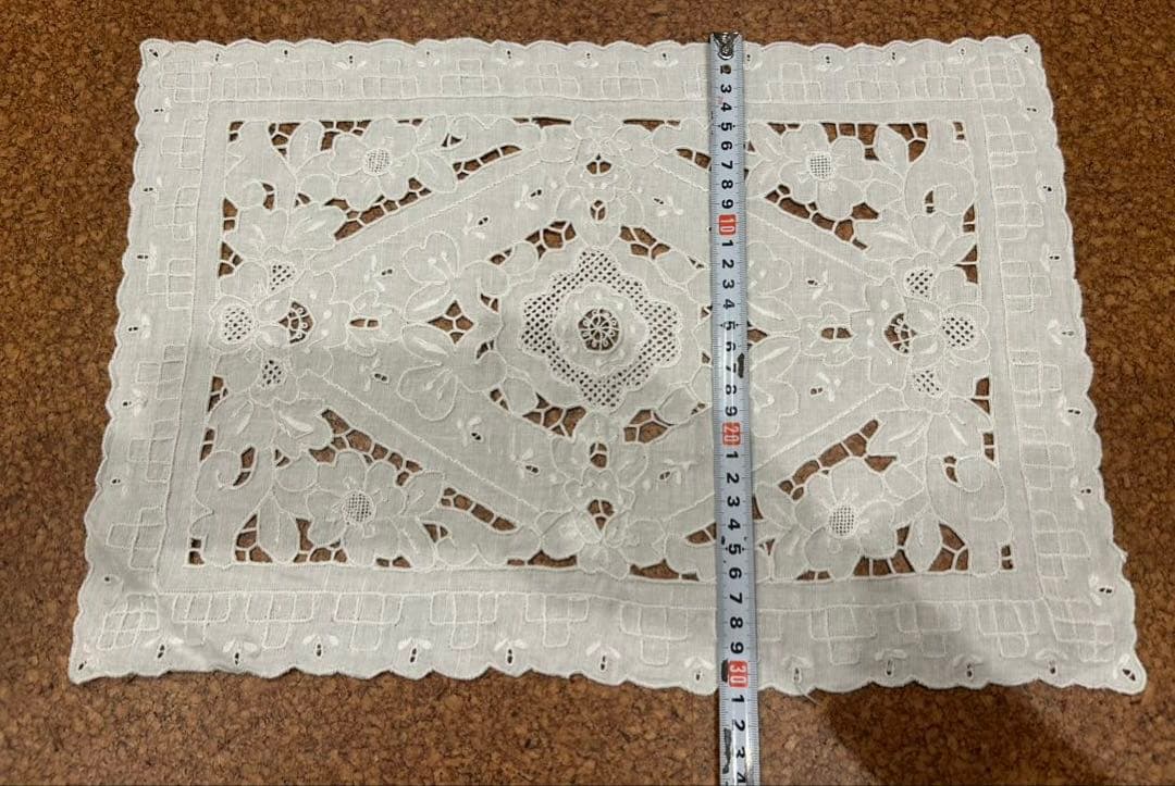 汕頭ランチョンマット未使用品まとめ売り 長方形と円形2種 計39枚