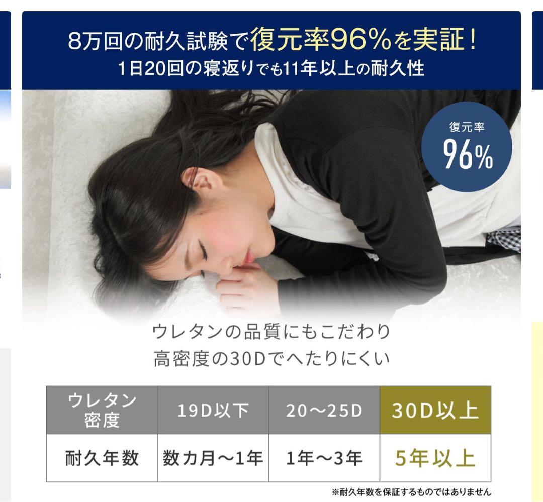 モットン　シングルサイズ マットレス