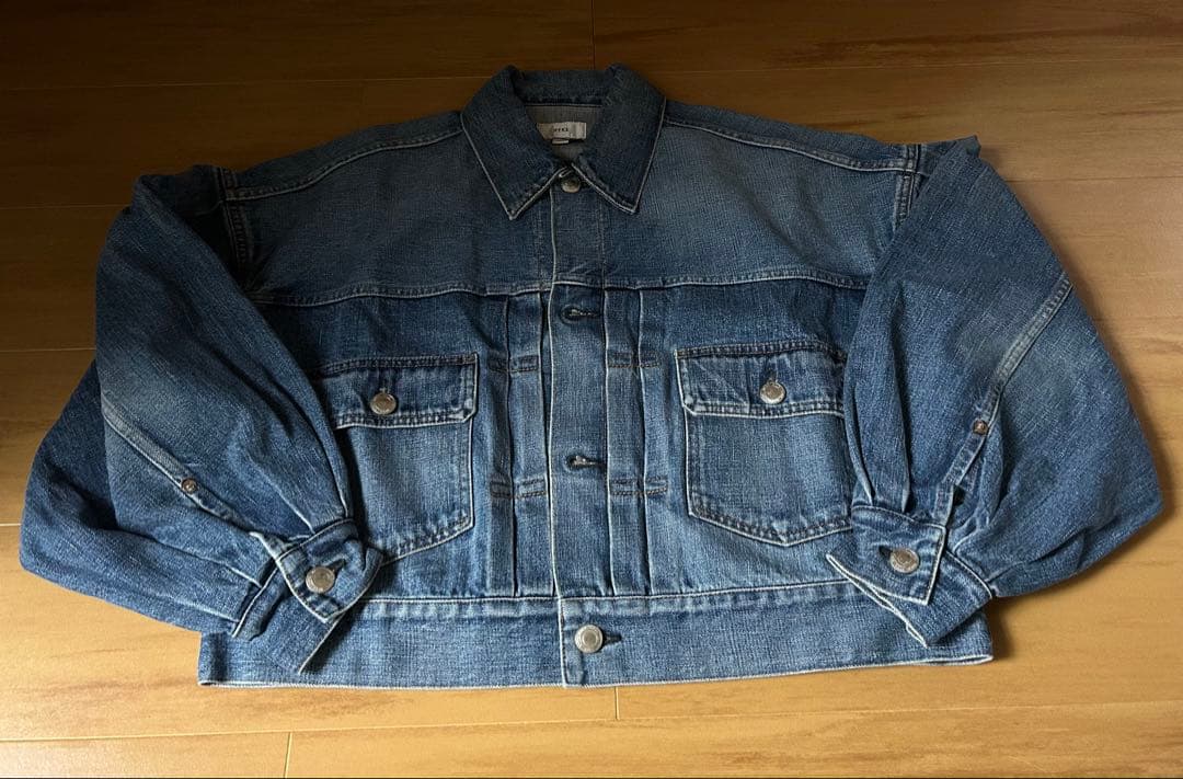新品HYKE BALLOON SLEEVE DENIM JACKET/TYPE2