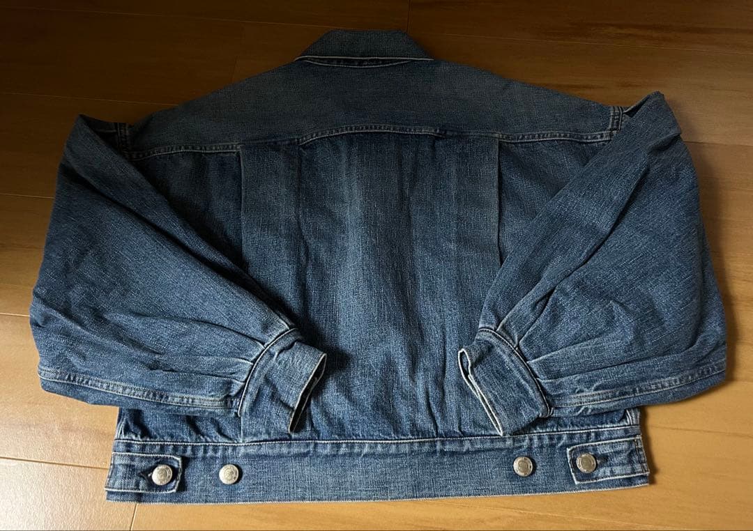 新品HYKE BALLOON SLEEVE DENIM JACKET/TYPE2