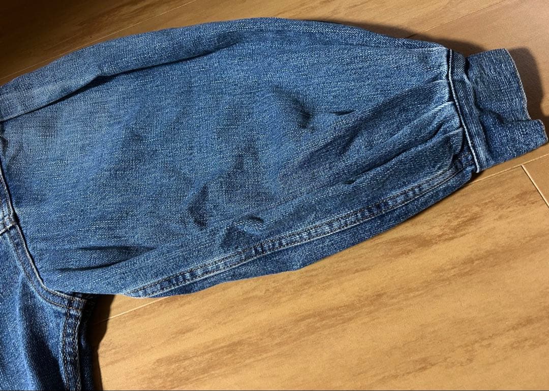 新品HYKE BALLOON SLEEVE DENIM JACKET/TYPE2