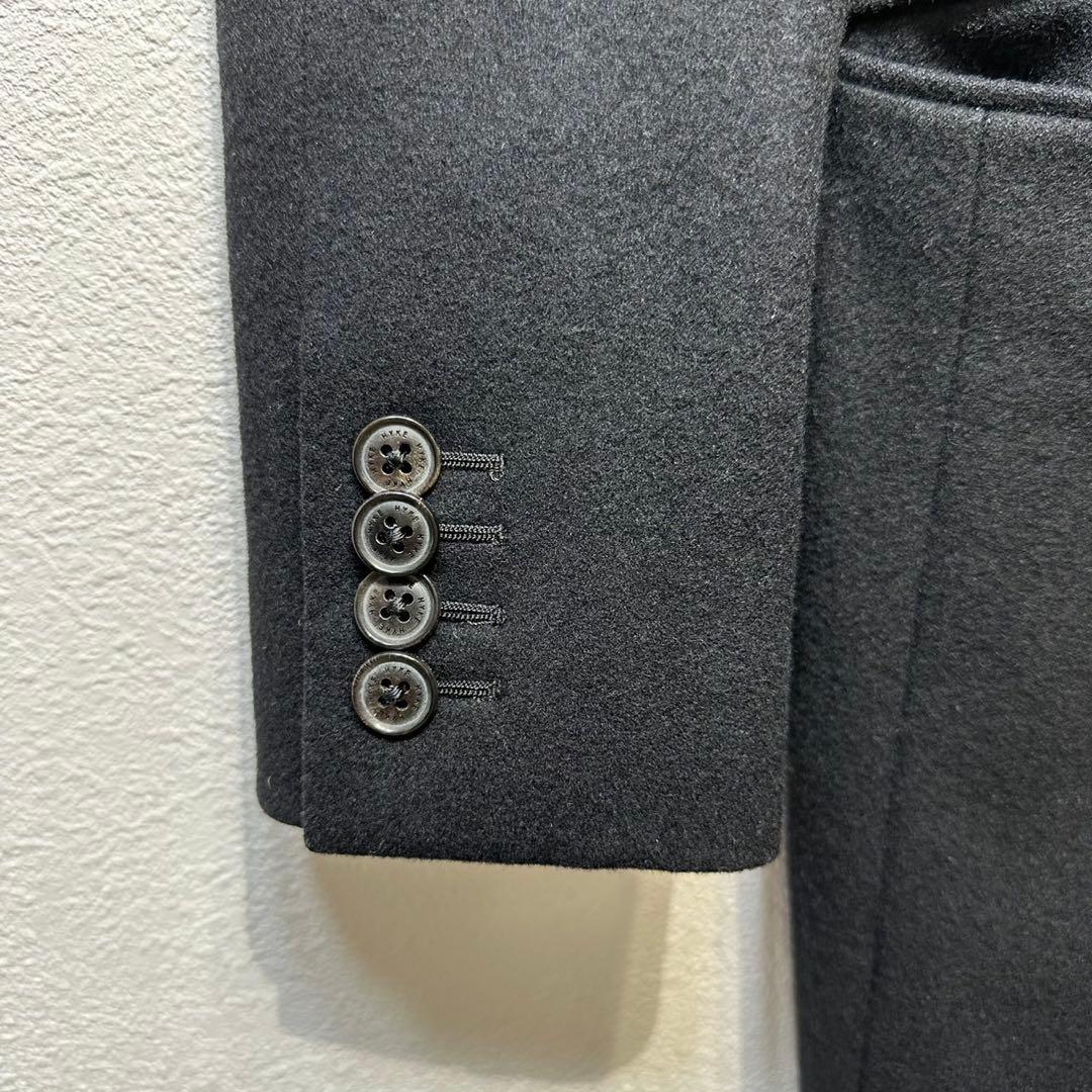 希少 HYKE 上質 ウール 3B デザイン ロング チェスターコート 1