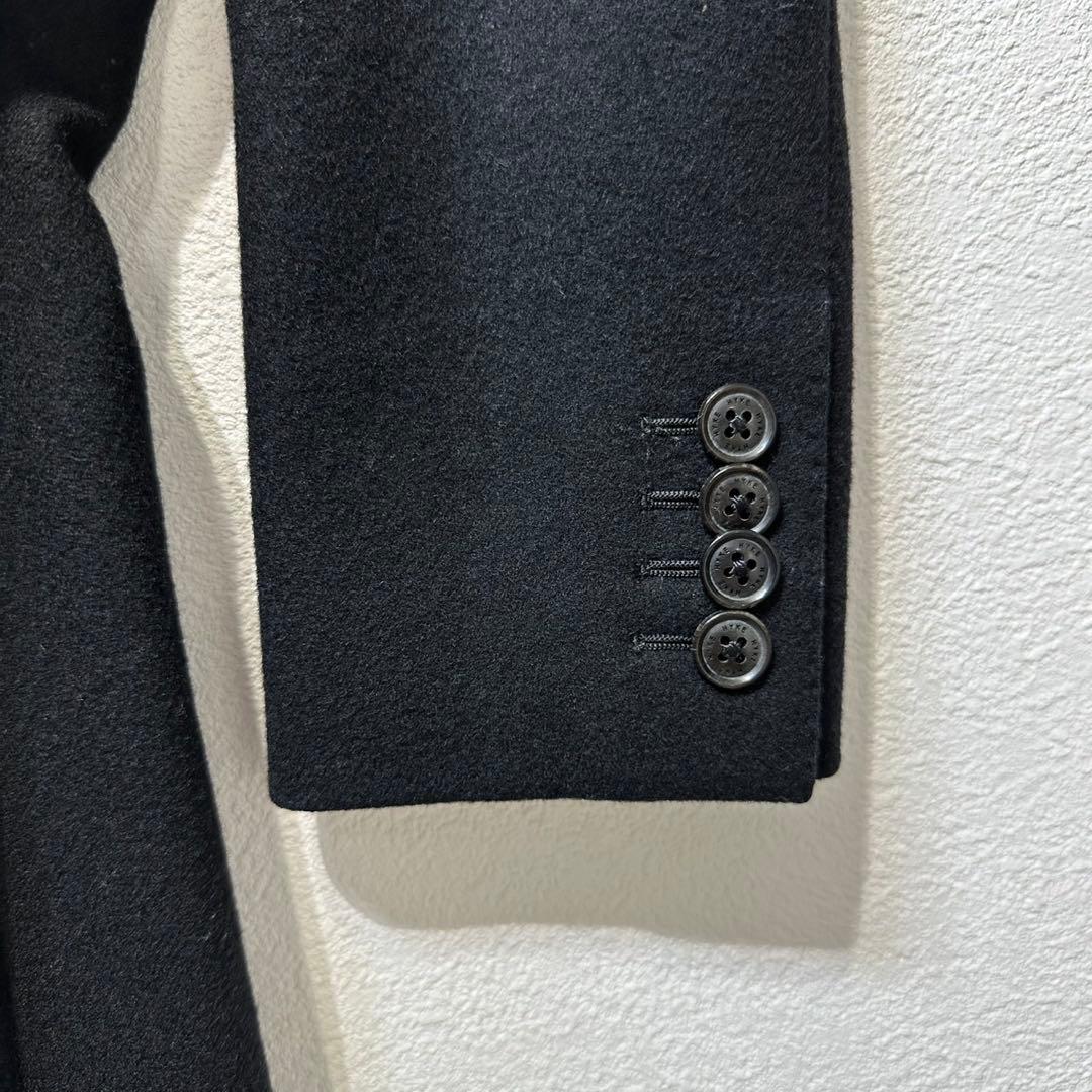 希少 HYKE 上質 ウール 3B デザイン ロング チェスターコート 1