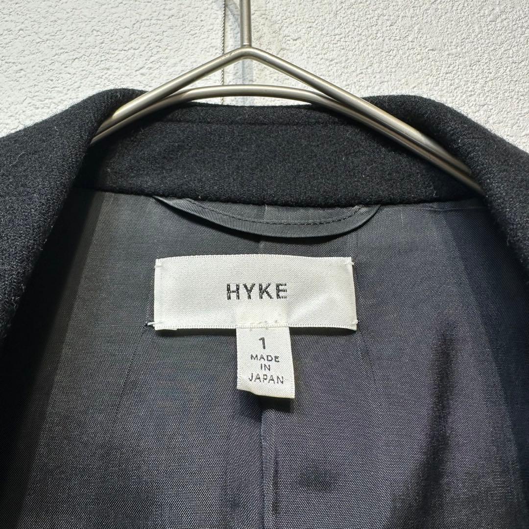 希少 HYKE 上質 ウール 3B デザイン ロング チェスターコート 1