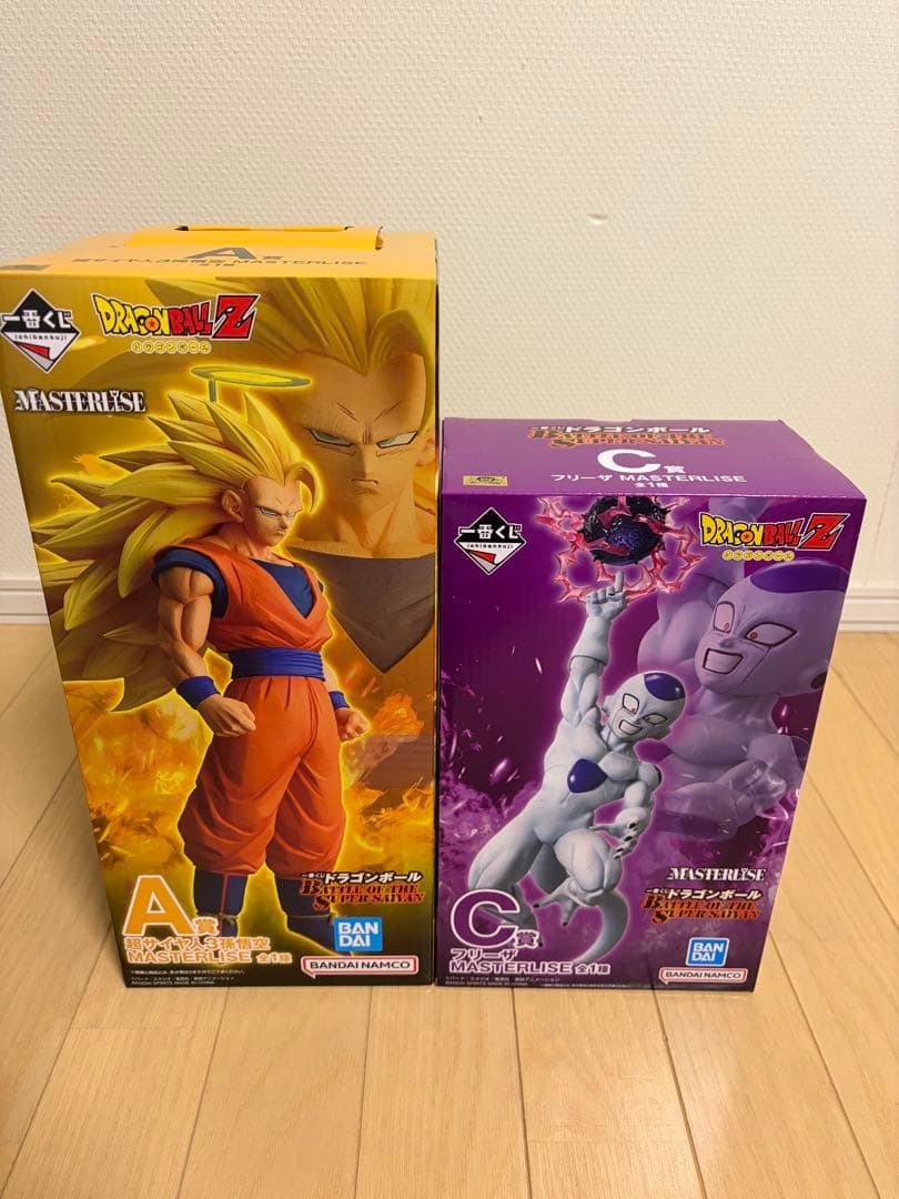 ドラゴンボール　一番くじ　超サイヤ人3孫悟空　フリーザ　魔人ブウ