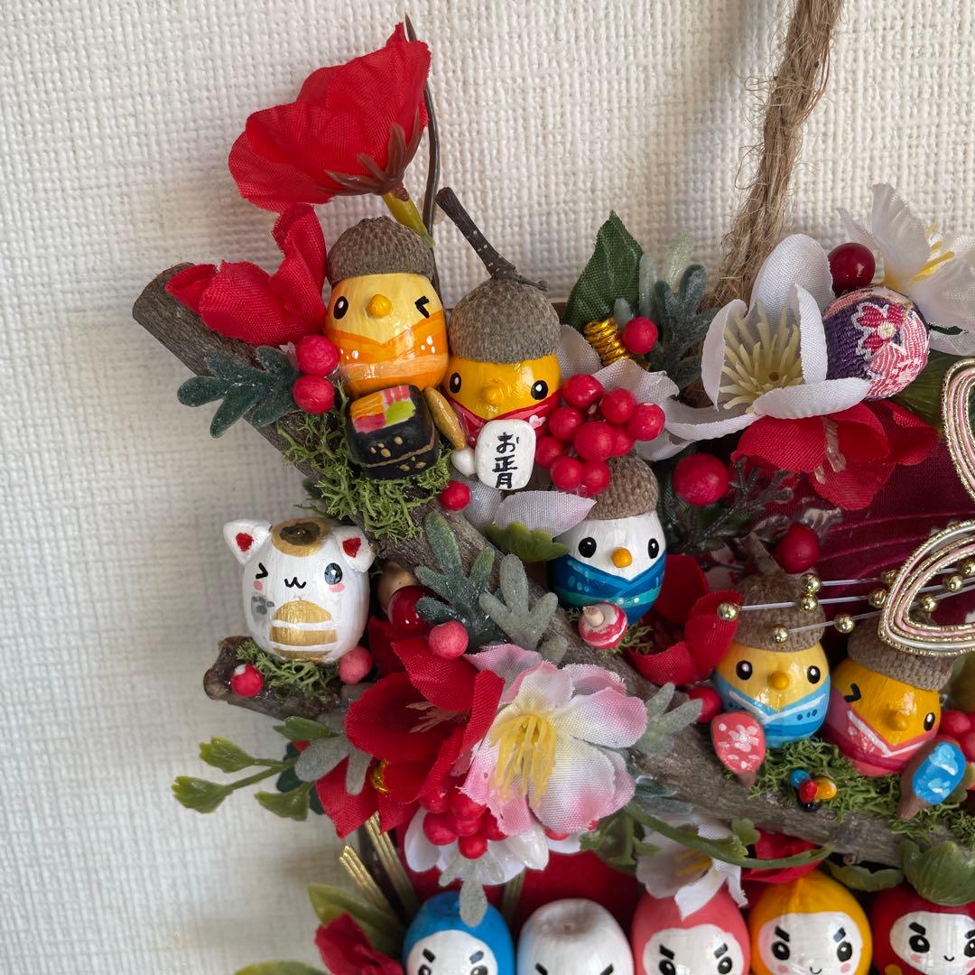 マシュマロさま専用☆1月の壁掛け