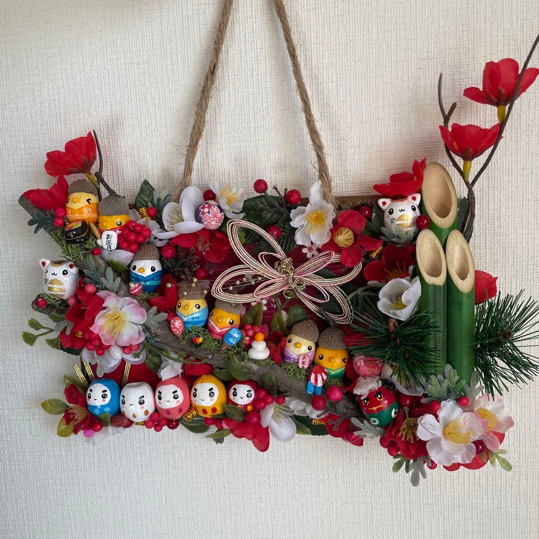 マシュマロさま専用☆1月の壁掛け