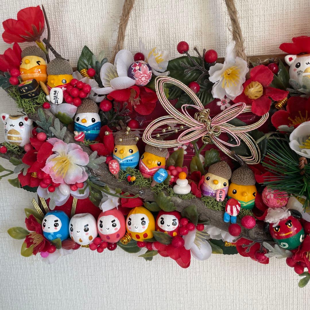 マシュマロさま専用☆1月の壁掛け