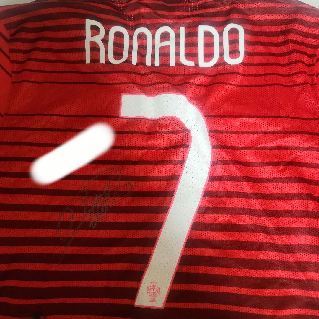サイン入り　ポルトガル　クリスティアーノ・ロナウド　7番　ユニフォーム