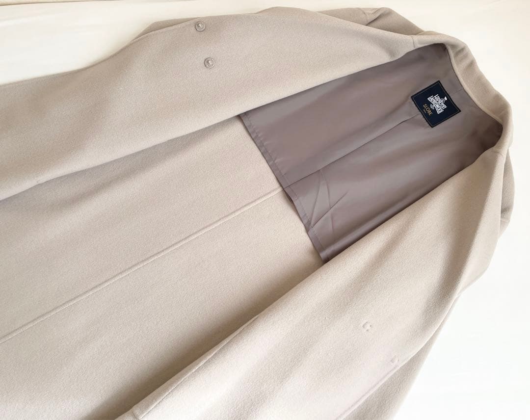 新品❣️SLOBE IENA HAMILTONロングチェスターコート　ベージュ