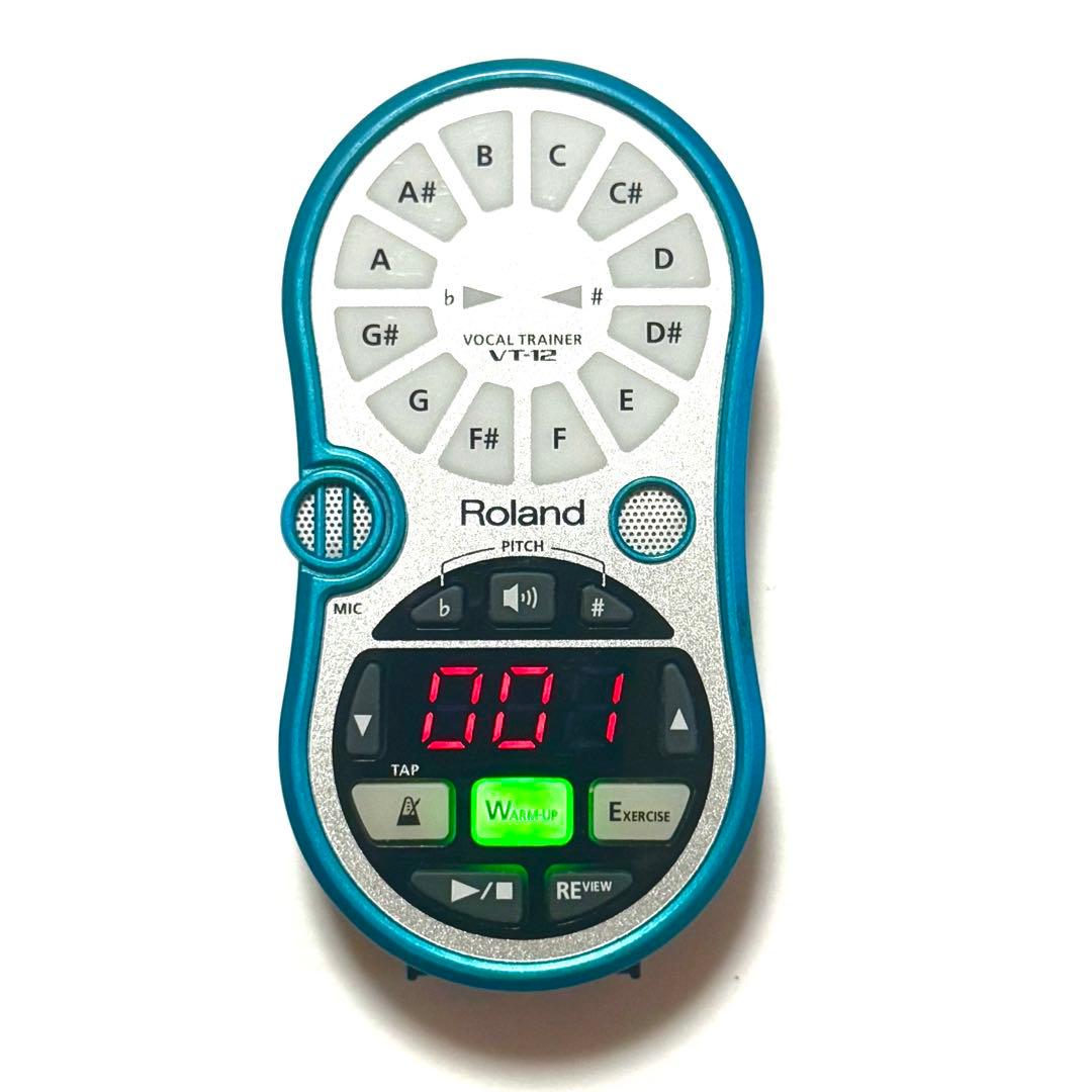 【レア】ローランド ボーカルトレーナー VT-12 アクアブルー