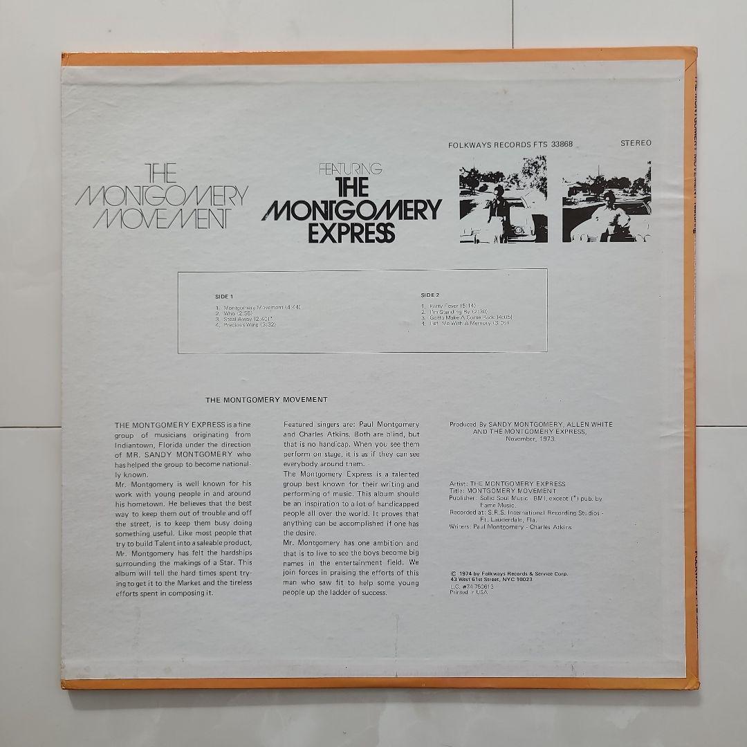 ★ＵＳ１９７４年リリース盤★THE MONTGOMERY EXPRESS