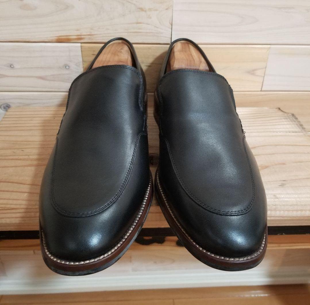 未使用　最高級　コールハーン レザースリッポン ローファー WP　27