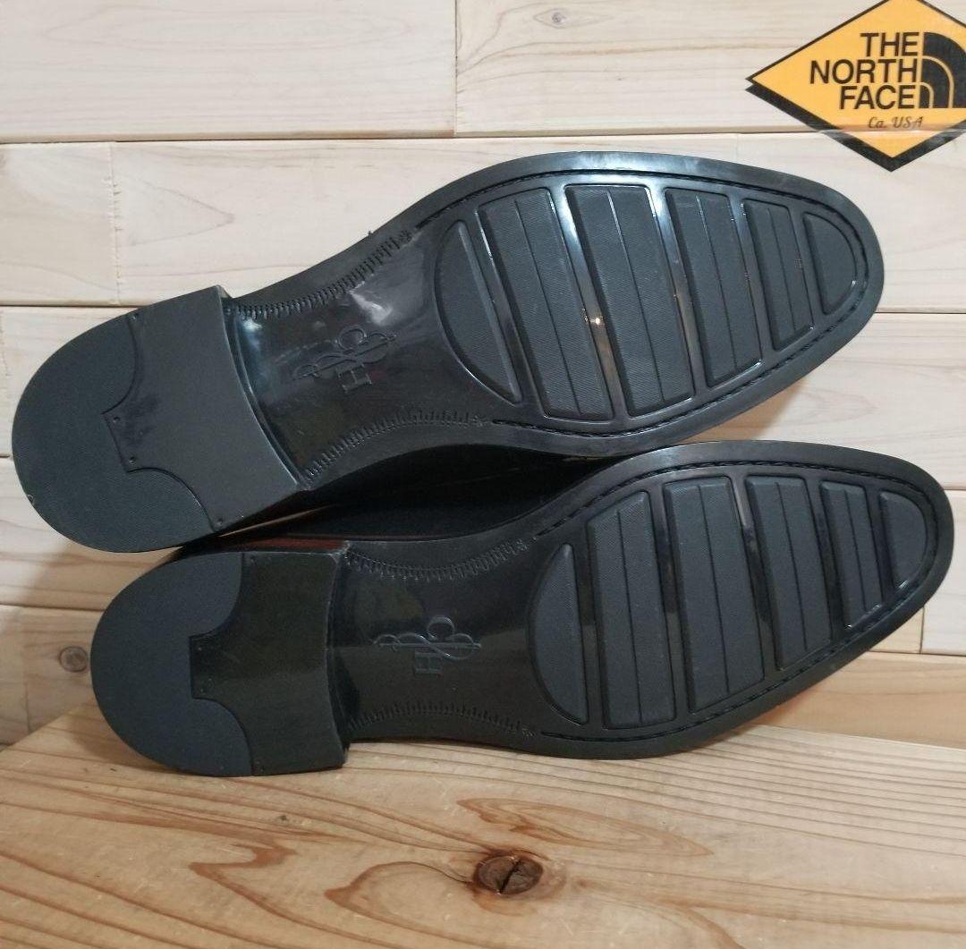 未使用　最高級　コールハーン レザースリッポン ローファー WP　27