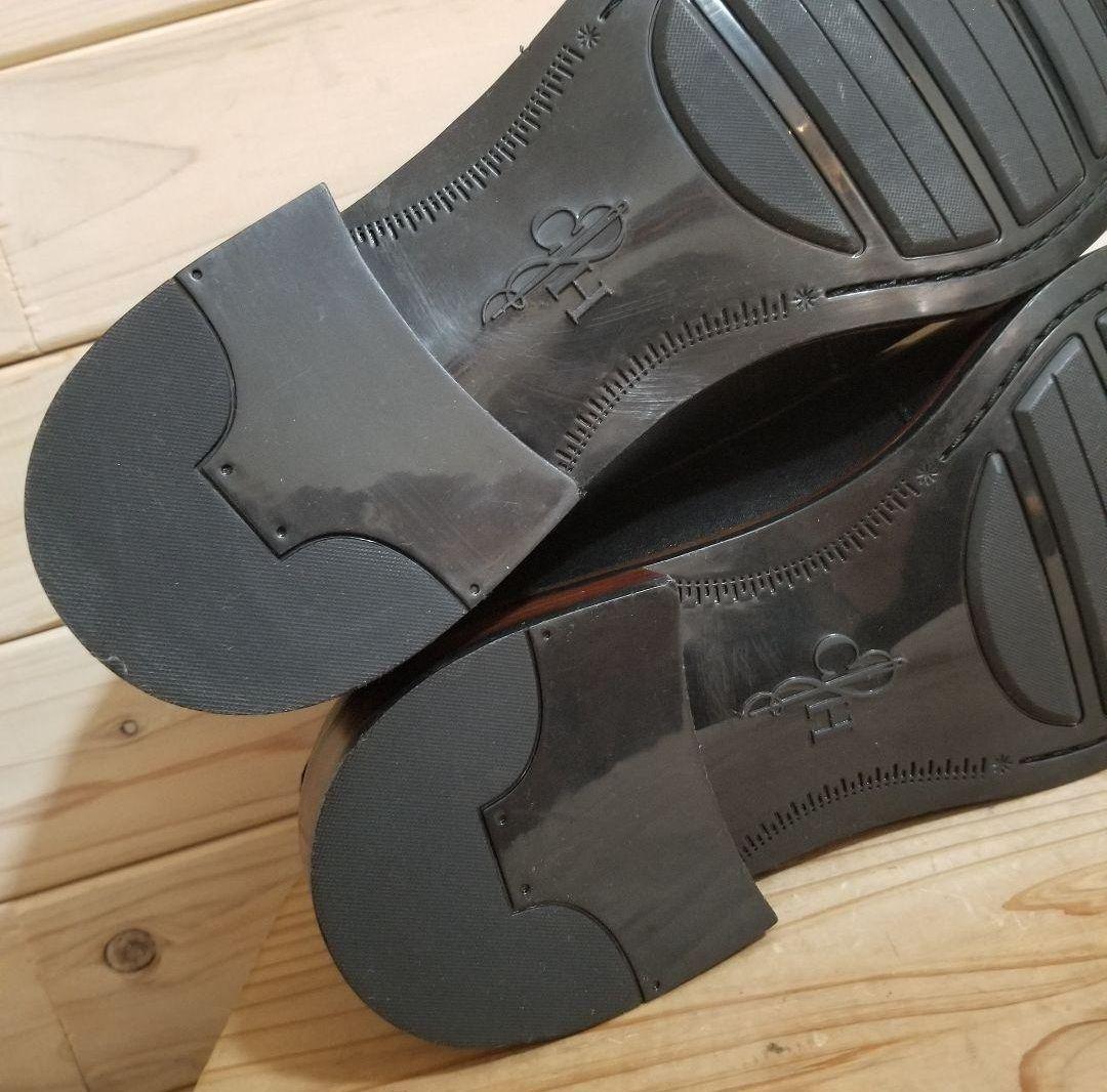 未使用　最高級　コールハーン レザースリッポン ローファー WP　27