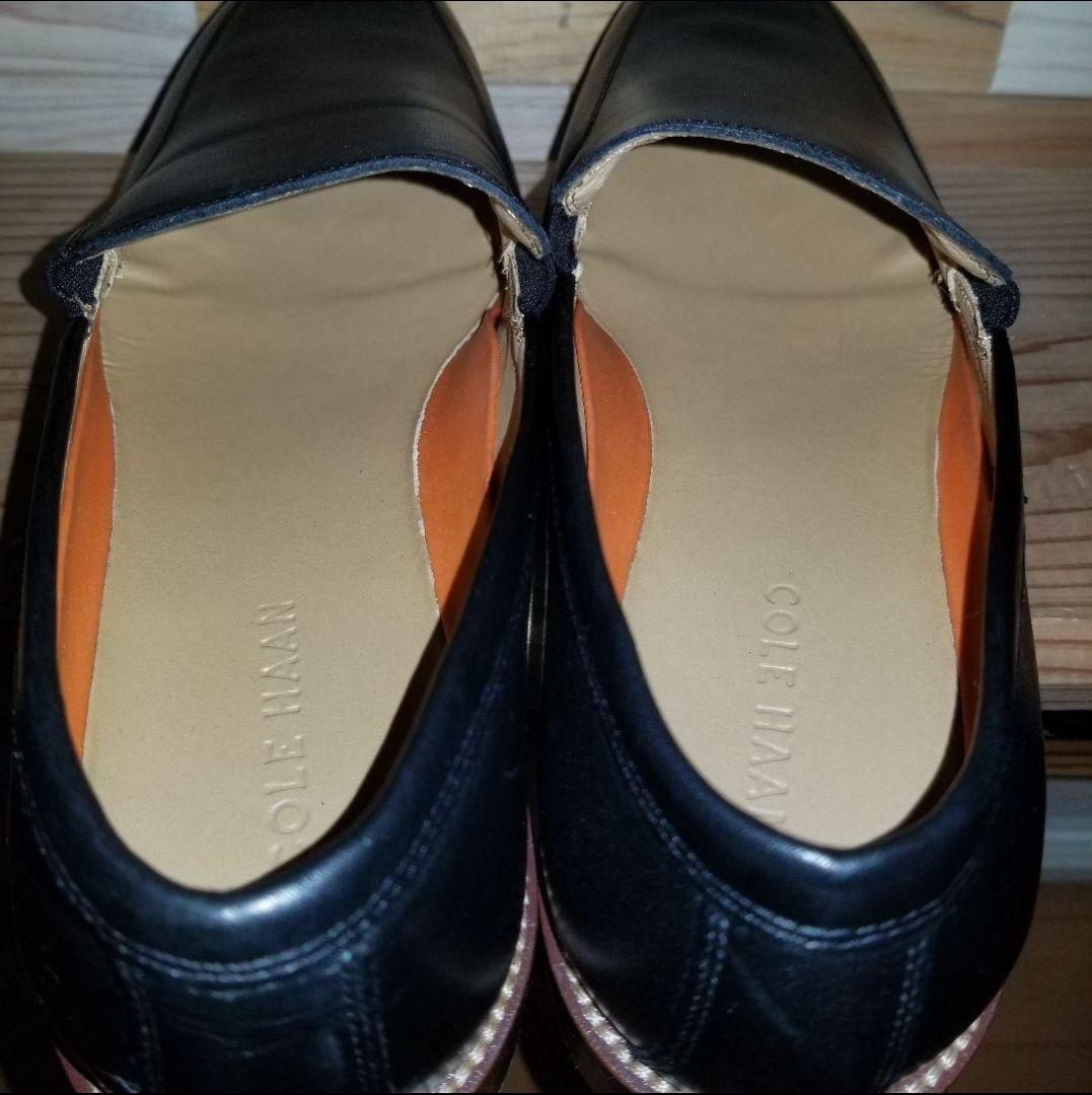 未使用　最高級　コールハーン レザースリッポン ローファー WP　27