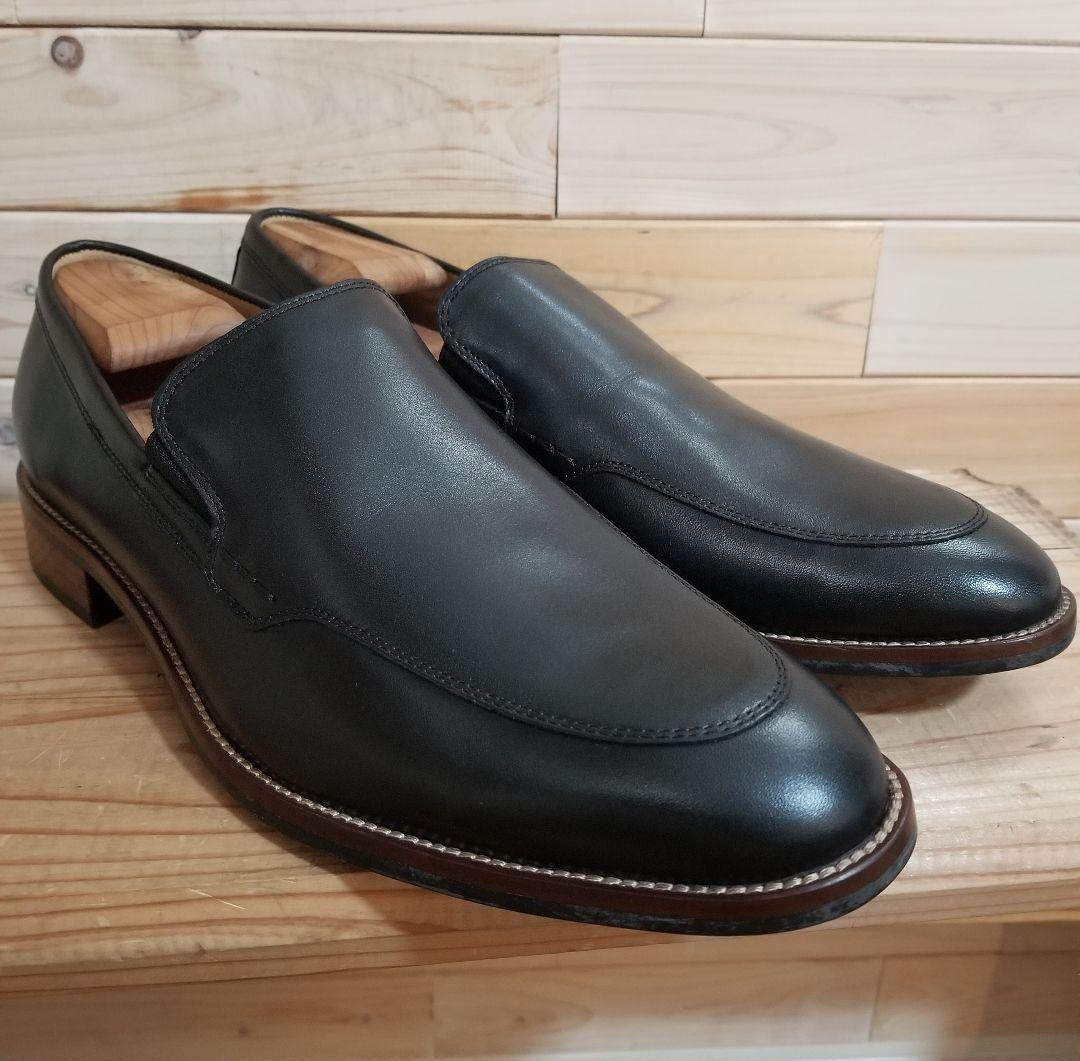 未使用　最高級　コールハーン レザースリッポン ローファー WP　27