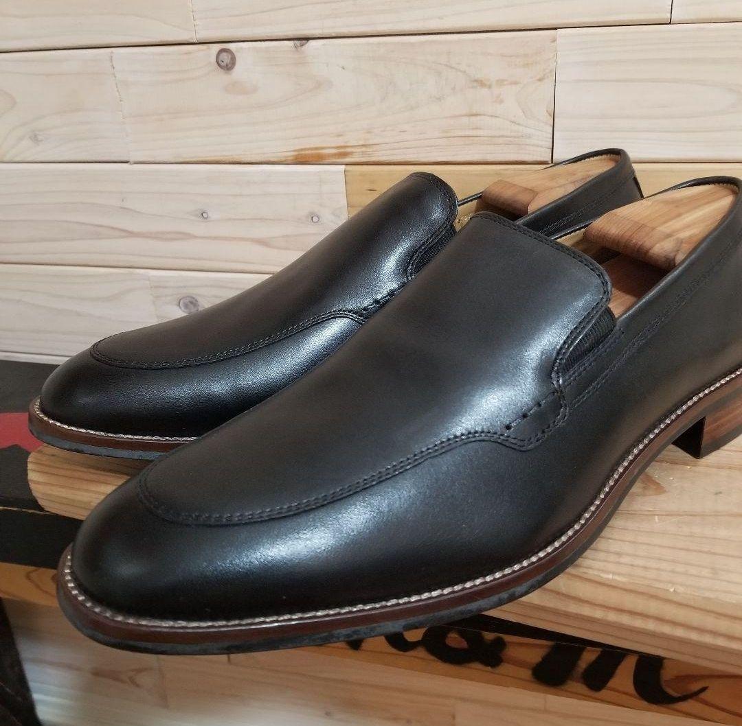 未使用　最高級　コールハーン レザースリッポン ローファー WP　27