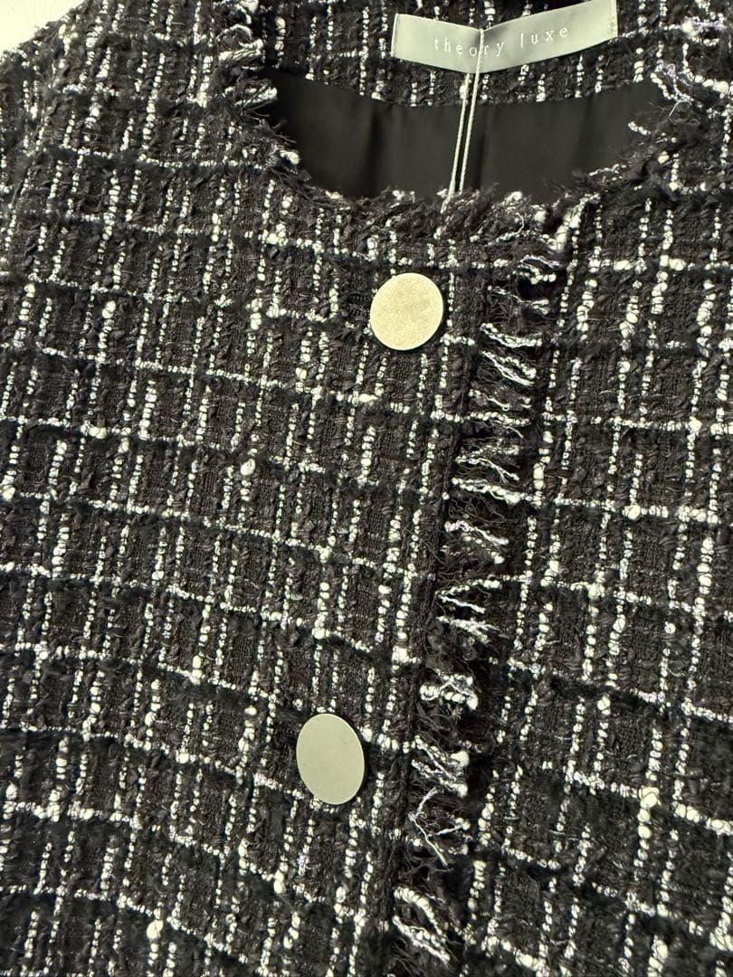 【新品未使用タグ付き】セオリーリュクス　ツイードジャケット　サイズ40