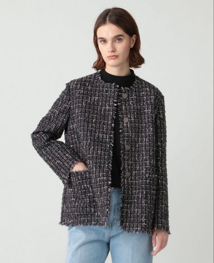 【新品未使用タグ付き】セオリーリュクス　ツイードジャケット　サイズ40